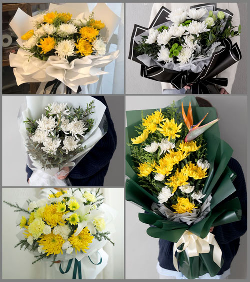 贵州铜仁市江口县闵孝镇平寨村白事花束代送